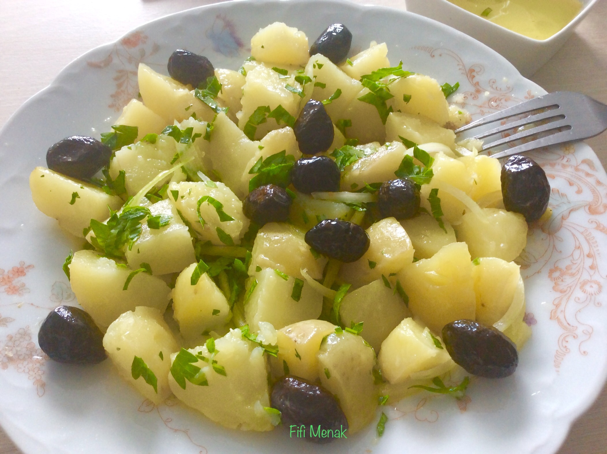 Pommes de terre à la vinaigrette (Recette algérienne)